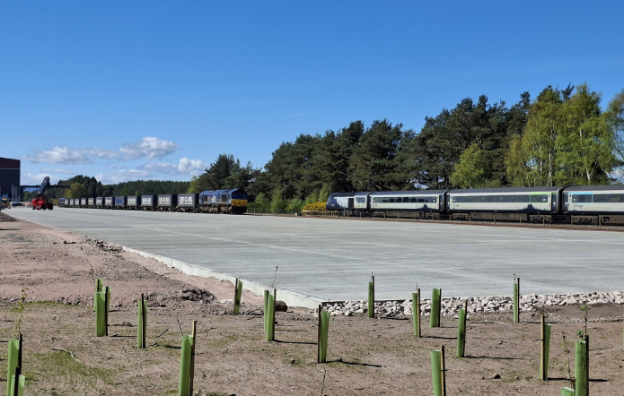 An HST passes