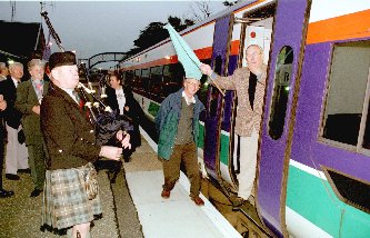 Tain Train Send Off